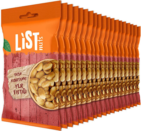 List Nuts Kızarmış Yer Fıstığı 20 x 40 g