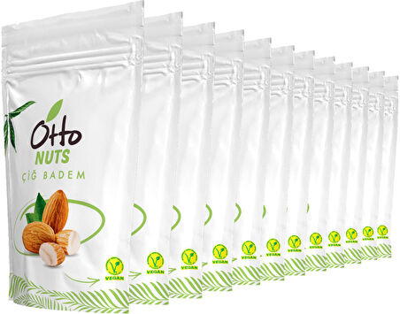 Otto Nuts Vegan Çiğ Badem 12 x 40 g