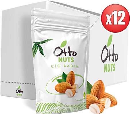 Otto Nuts Vegan Çiğ Badem 12 x 40 g