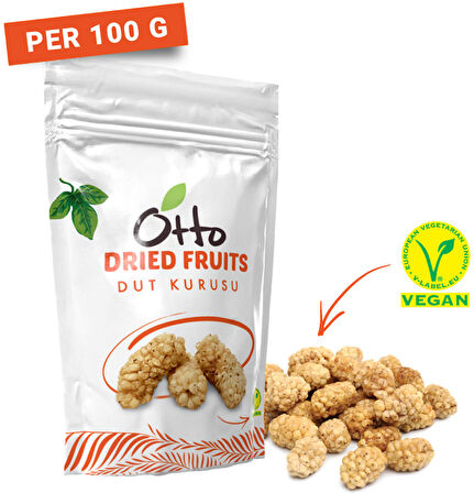 Otto Dried Fruits Vegan Dut Kurusu 12 x 35 g