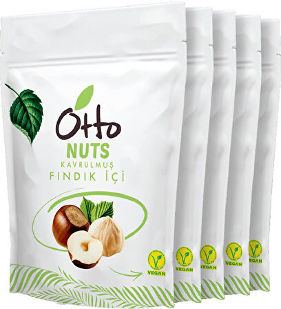 Otto Nuts Vegan Kavrulmuş Fındık İçi 5 x 150 g