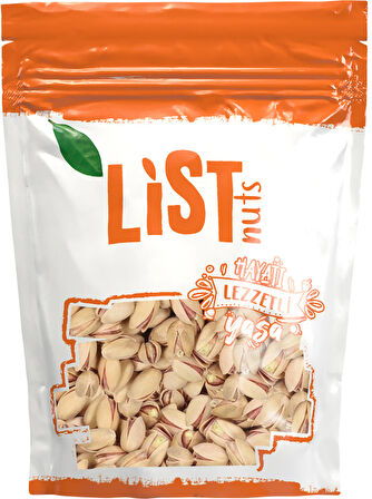 List Nuts Tuzlu Kavrulmuş Siirt Fıstığı 500 g