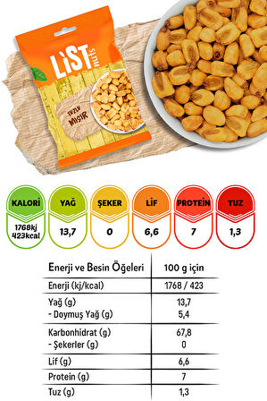 List Nuts Tuzlu Mısır 5 x 180 g