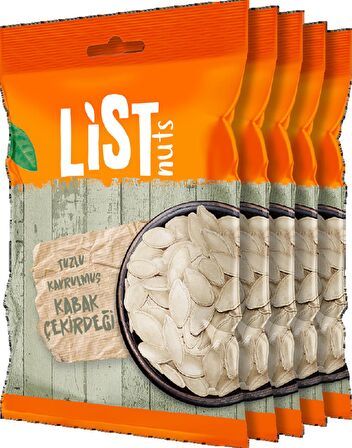 List Nuts Kavrulmuş Kabak Çekirdeği 5 x 180 g
