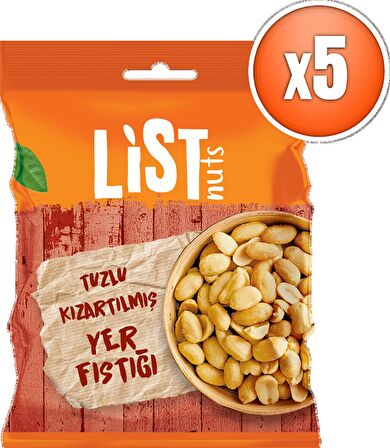 List Nuts Kızarmış Yer Fıstığı 5 x 150 g