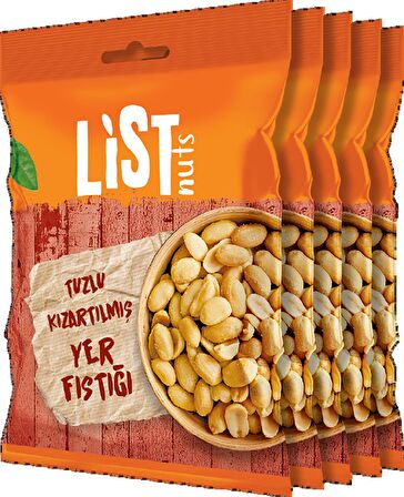 List Nuts Kızarmış Yer Fıstığı 5 x 150 g
