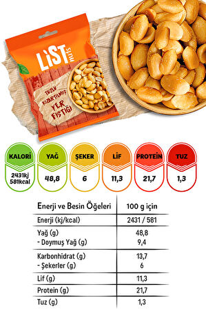 List Nuts Kızarmış Yer Fıstığı 5 x 150 g
