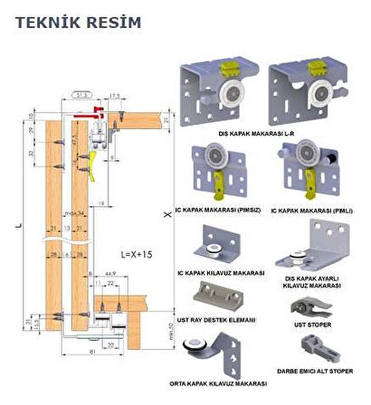 Mepa Gm 10.1 İç Kapak Mekanizması (Al06.Al07)