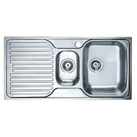 Teka Princess 60 B 1.5 Hazneli Mikroketen Çelik Eviye Sol