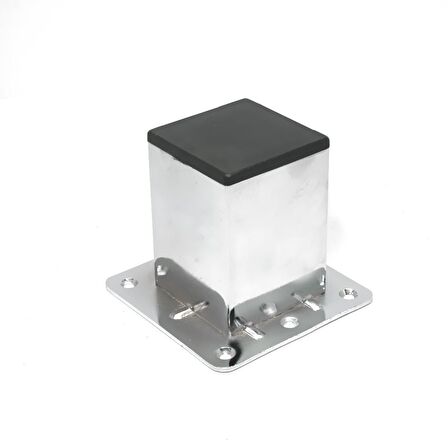 Kapsan Metal Koltuk Ayağı Krom Kare 50X50 H:70Mm