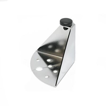 Kapsan Metal Koltuk Ayağı Krom Üçgen Saç Mob.Ayağı H:65Mm