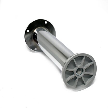 Kapsan Metal Baza Ayağı Krom Egık Cap:42Mm H:15Cm