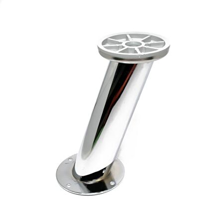Kapsan Metal Baza Ayağı Krom Egık Cap:42Mm H:15Cm