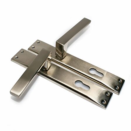 Tiviti Kapı Kolu Mercan Aynalı Nikel Saten