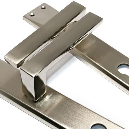 Tiviti Kapı Kolu Mercan Aynalı Nikel Saten