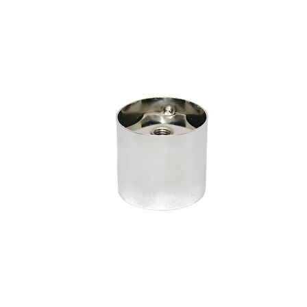 Kapsan Metal Raf Bağlantı Ayağı Parçası Krom Ø:51Mm H:5Cm