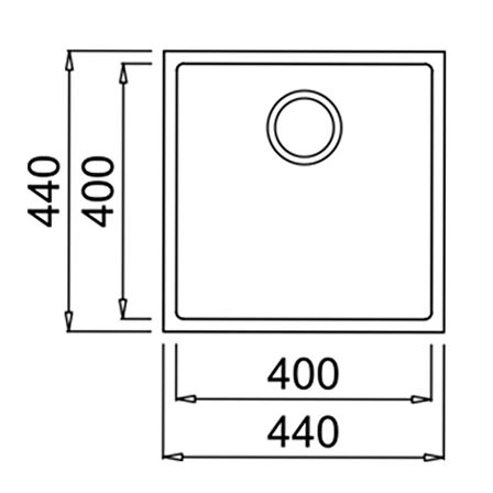 Teka Eviye SQUARE 40.40 TG Artıc White