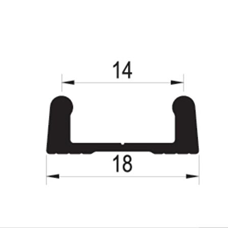 Albatur Alüminyum Alt Ray Profilit Mat Eloksal 2 Mt (7710)