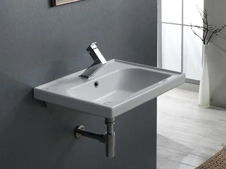 Cerastyle Frame Etajerli Lavabo 65x45 cm Beyaz