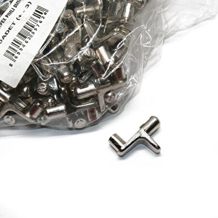 Ayder Metal Raf Pimi Apex Pimli 5Mm Nikel 1Pk: 100 Adet
