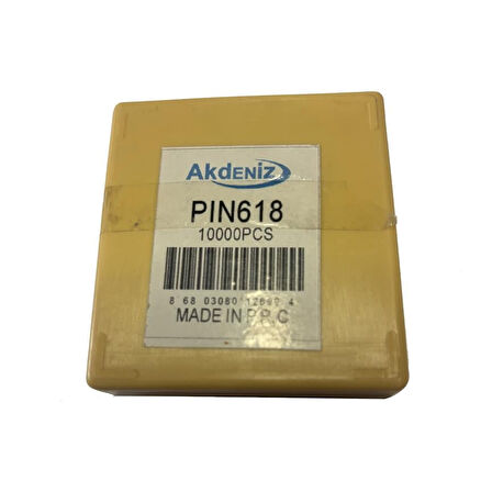 Akdeniz Pin Çivi 23 Ga 06X18 1PK: 10000 Adet