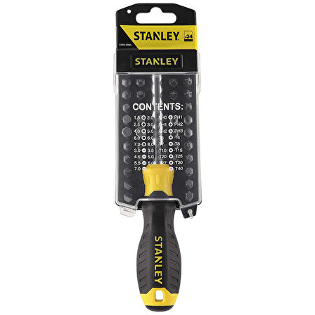 Stanley STHT0-70885 Multibit Tornavida Seti 34 Parça