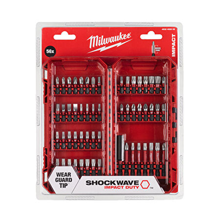 Milwaukee Bits Uç 56 Parça Set Shockwave