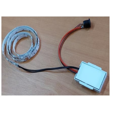 Sym Aplik Yatak Başı Led Cam Işık Ayarlı