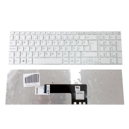 Sony SVF15, SVF151, SVF152, SVF153, SVF154 Klavyesi, Beyaz - TR / KL0829WOL
