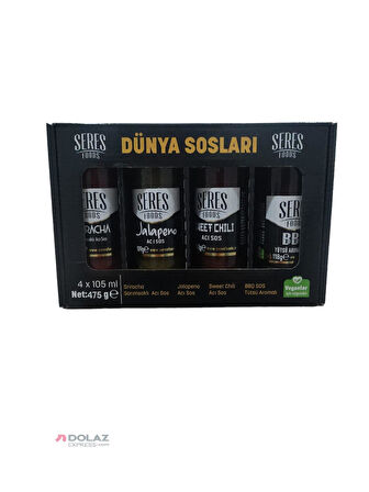 Seres Foods Dünya Sosları Seti 105 ml x 4 adet