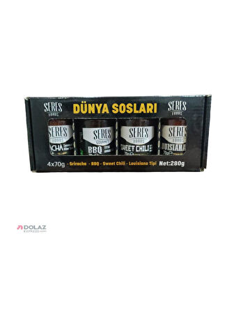 Seres Foods Dünya Sosları Seti 70 ml x 4 adet