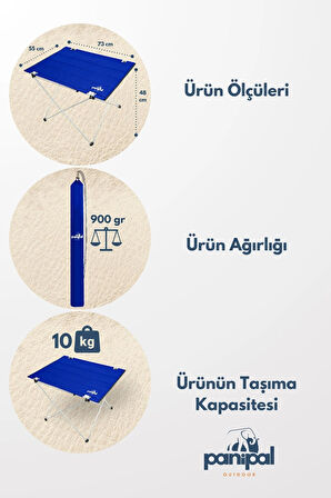 Katlanabilir Kamp ve Piknik Masası, Omuz Askılı Taşıma Çantası ile