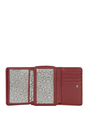 Cengiz Pakel Hakiki Deri Kadın Cüzdan 65120-Bordo