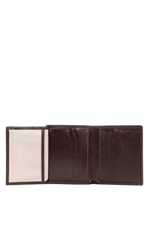 Cengiz Pakel Hakiki Deri Erkek Cüzdan 13697-Kahve