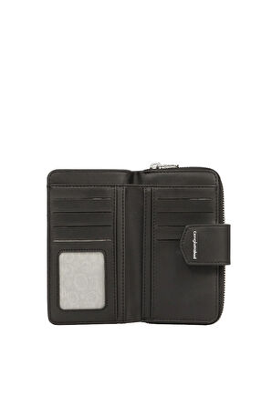 Cengiz Pakel Orta Boy Kadın Cüzdan - 65256 Siyah