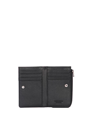 Cengiz Pakel Unisex Hakiki Deri Fermuarlı Kartlık – 2512DS - Siyah/Kırmızı