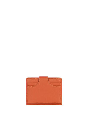 Cengiz Pakel Unisex Hakiki Deri Küçük Boy Kartlık - 2513 - Kiremit