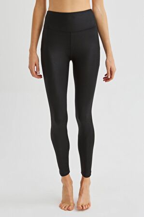 Penti Kadın Tayt 120 Den Wet Look Ultra Parlak Opak 