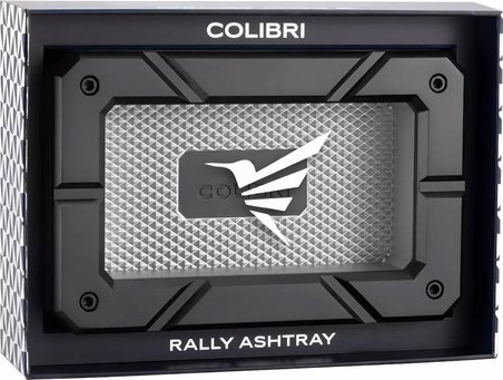 Colibri Rally Ashtray Siyah - Gümüş Puro Küllüğü TR9939
