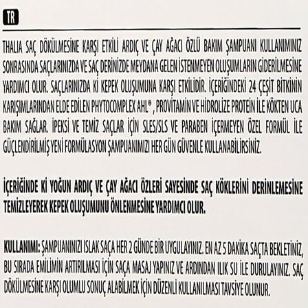 Dökülen Saçlar İçin Dökülme Karşıtı Ardıç ve Çay Ağaçlı Şampuan 300 ml