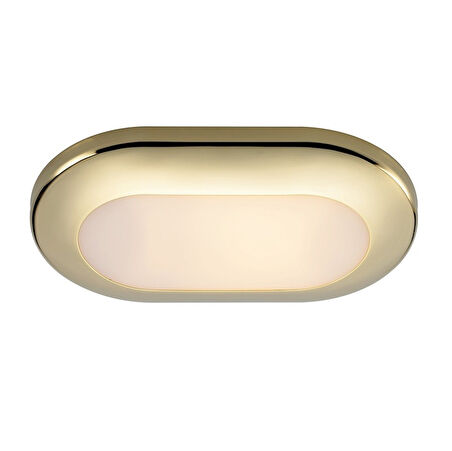 Gömme Lamba Oval Gold, 3W, 52x25mm