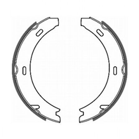 Mercedes Fren Balatası Arka (park Freni Pabucu) W168 97>04 W169 04>12 W245 05>11 Vaneo 414 02>05 W203 00>07 C - Braxıs Ac0041