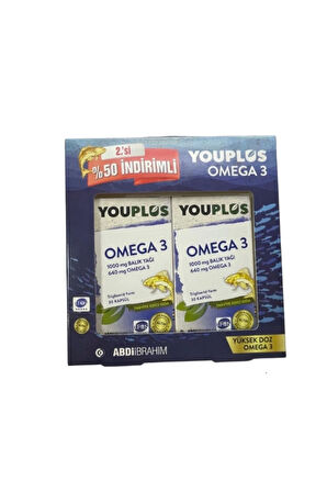Youplus Omega 3 1000 Mg 30 Kapsül 2 Adet