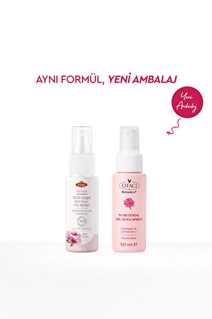 Otacı Gül Suyu Tüm Cilt Tipleri İçin Su Bazlı Yağsız Nemlendirici Yüz Bakım Kremi 50 ml