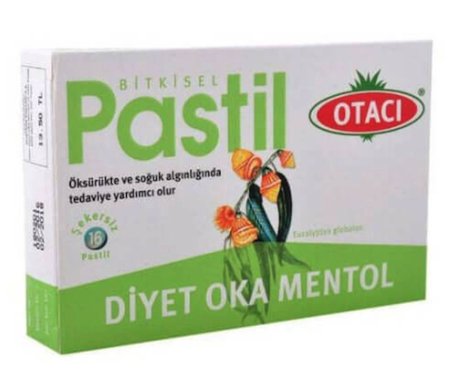 Otacı Oka Mentol Diyet Pastil 16 Adet - 3 Adet