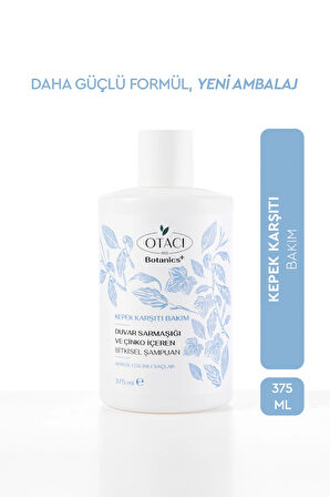 Botanics + Kepek Karşıtı Bakım - Duvar Sarmaşığı ve Çinko İçeren Bitkisel Şampuan