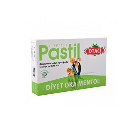 Otacı Diyet Oka Mentol Pastil 16 Adet