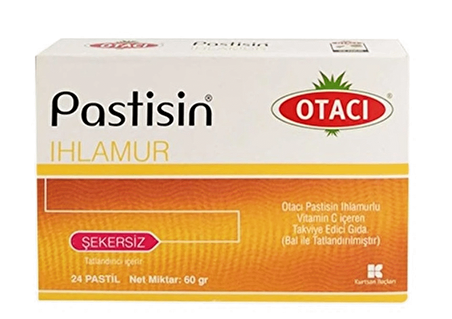 Otacı Pastisin Ihlamur Bal Bitkisel Pastil 24 Adet