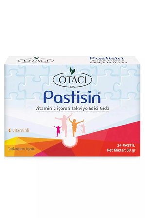 Otacı Pastisin Çocuk C Vitaminli Karışık Meyveli 24 Pastil - 2 Adet