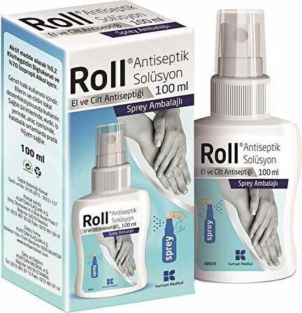 Roll Antiseptik Solüsyon El ve Cilt Antiseptiği 100 ml